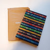 * Bright Striped Batik Journal