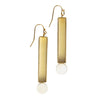 * Brass Exclamation Point Earrings