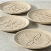 Sacred Geometry Appetizer Plates - Set of 4