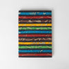 * Bright Striped Batik Journal