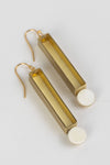 * Brass Exclamation Point Earrings