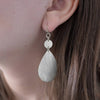 Twilight Teardrop Earrings - Silver