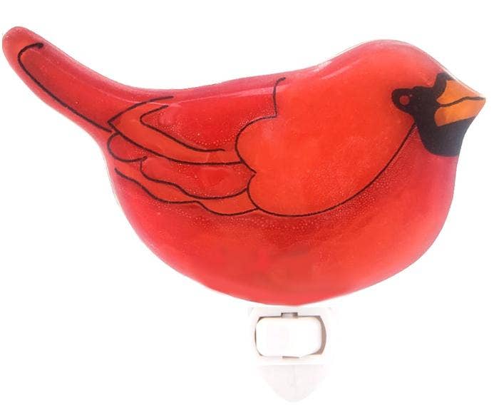 Cardinal Back Yard Bird Nightlight / Night Light